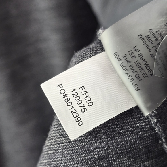 Title Nine Dress Women Large Gray Passport Zip Tank Mini Vest Pockets Zip Tunic - Picture 9 of 11